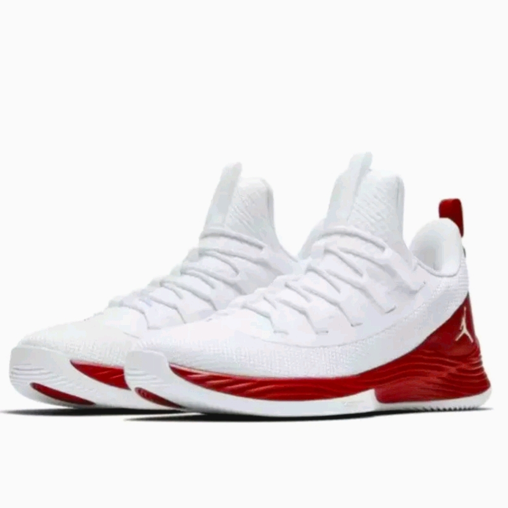 Jordan's Red and White Ultra Fly 2